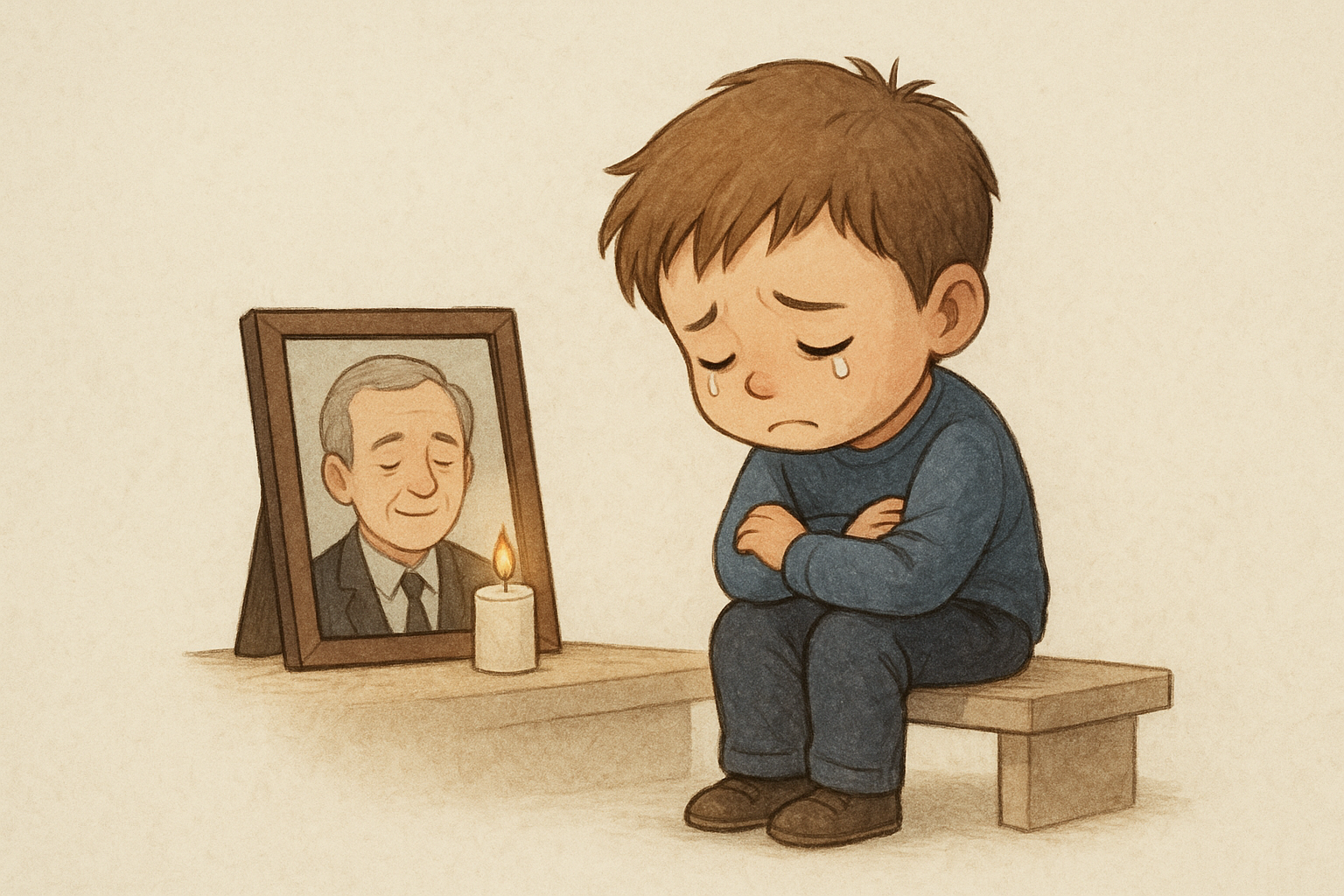 Comment aider les enfants face au deuil ?