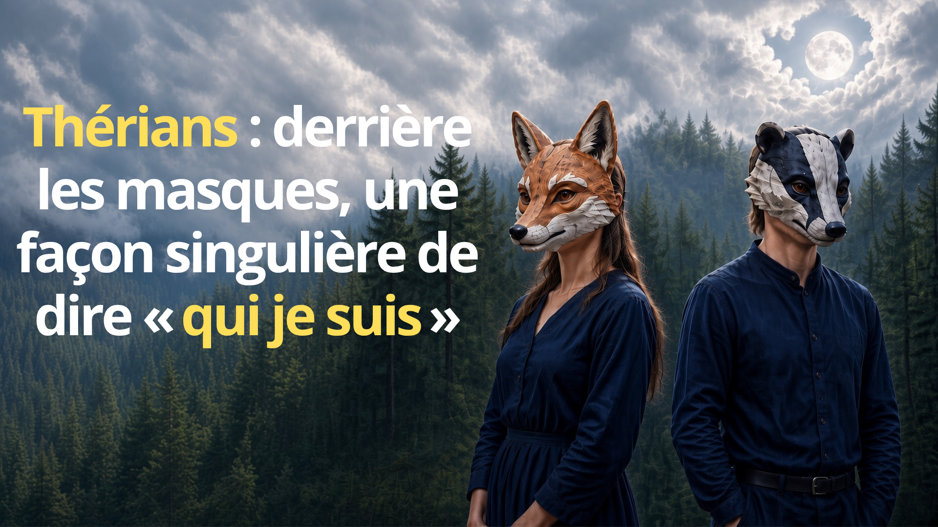 You are currently viewing Thérians : derrière les masques, une façon singulière de dire « qui je suis »